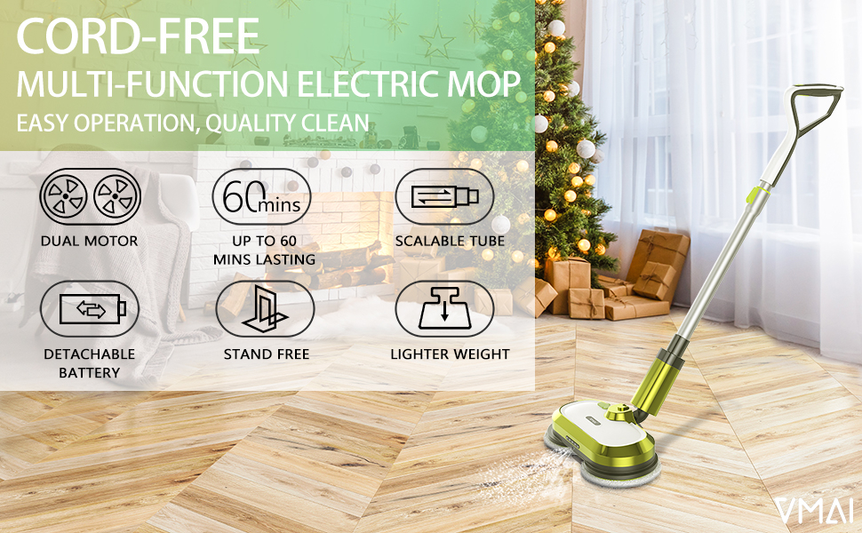 best christmas gift electric mop cordless electric mop electric spin mop floor cleaner cleaning 