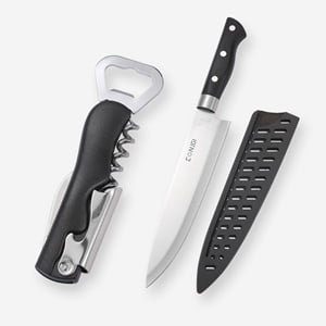 Corkscrew Chef's knife