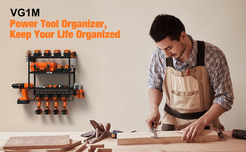 drill storage rack wall mount,power tool organizer with charging station,drill organizer 